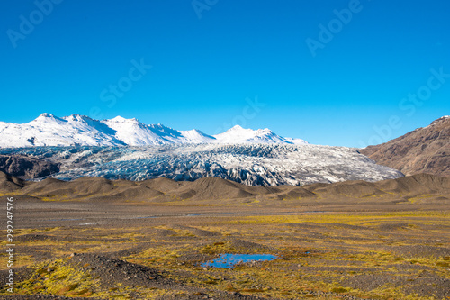 The surroundings of Vatnajokull glacier in Iceland