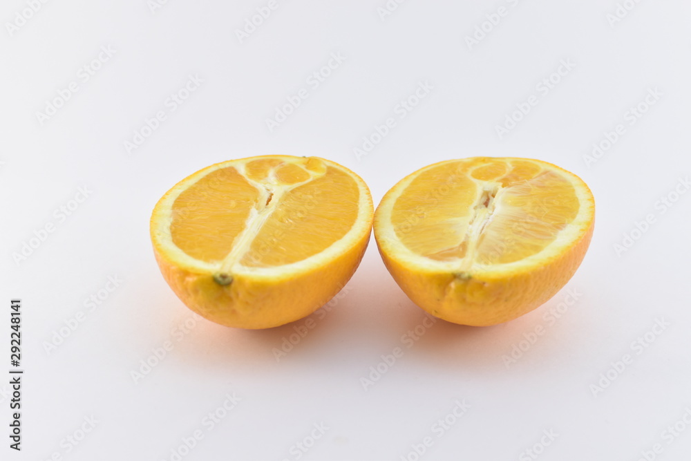 Fresh delicious orange and grapefruit 