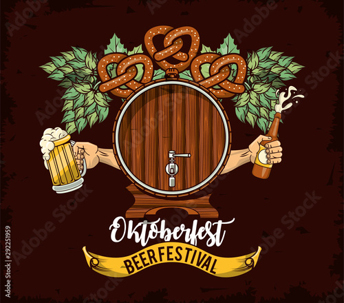 Oktoberfest Celebration, Beer festival poster design
