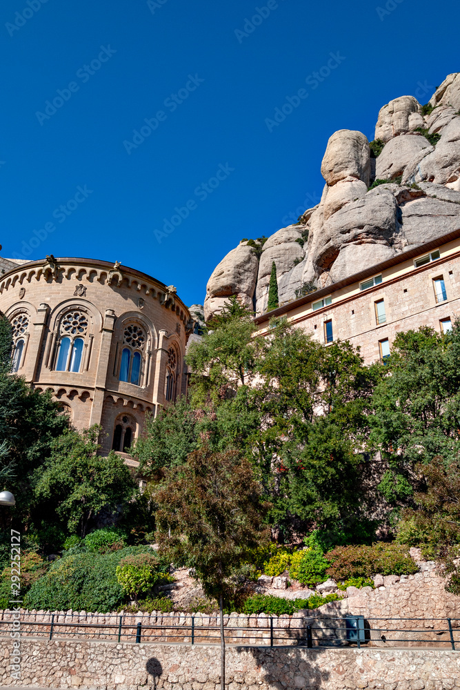 Montserrat monastery in Catalonia, Spain