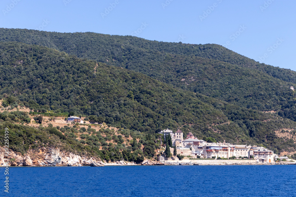 Xenophontos monastery at Mount Athos, Greece