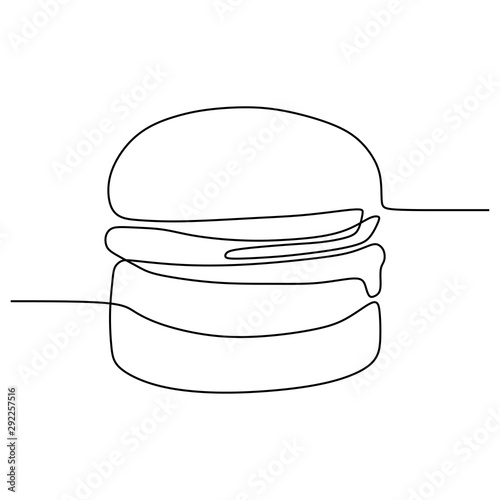 Continuous one line drawing...
