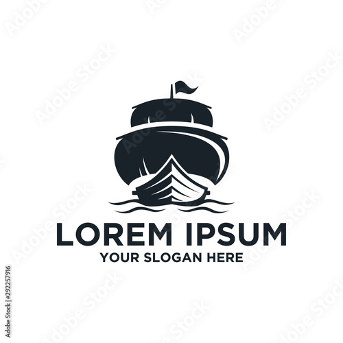 Ship logo Template