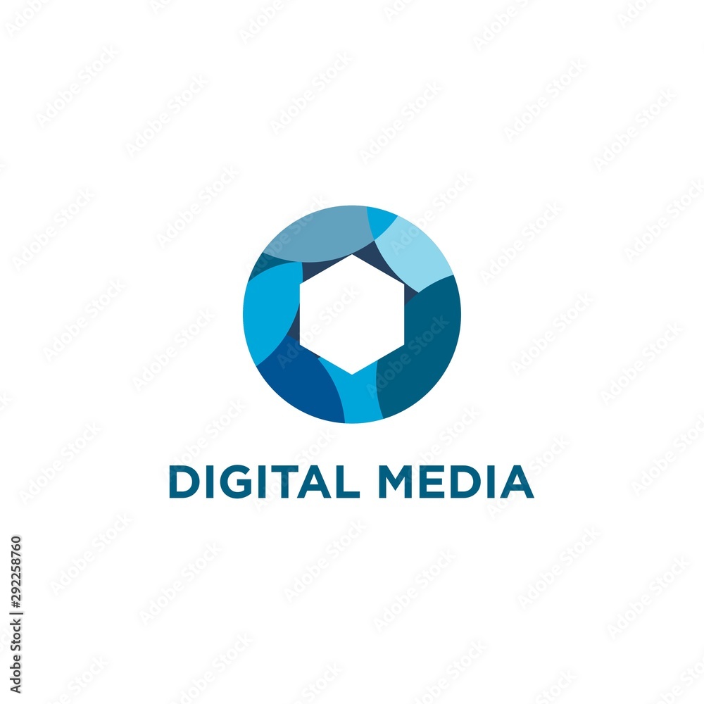 Digital Abstract Technology Logo Stock Vector Digital Abstract Technology Logo Stock Vector