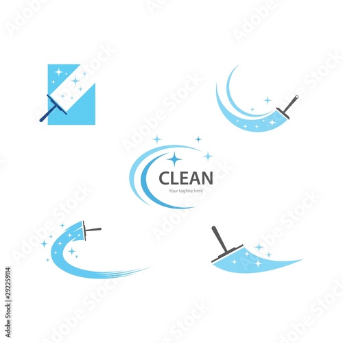 Cleaning logo and symbol