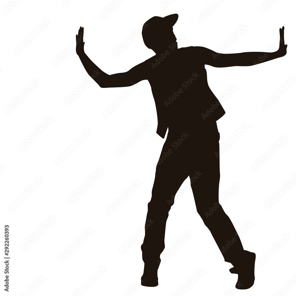 Hip-hop Dancer Silhouette Hip-hop Dancer Silhouette