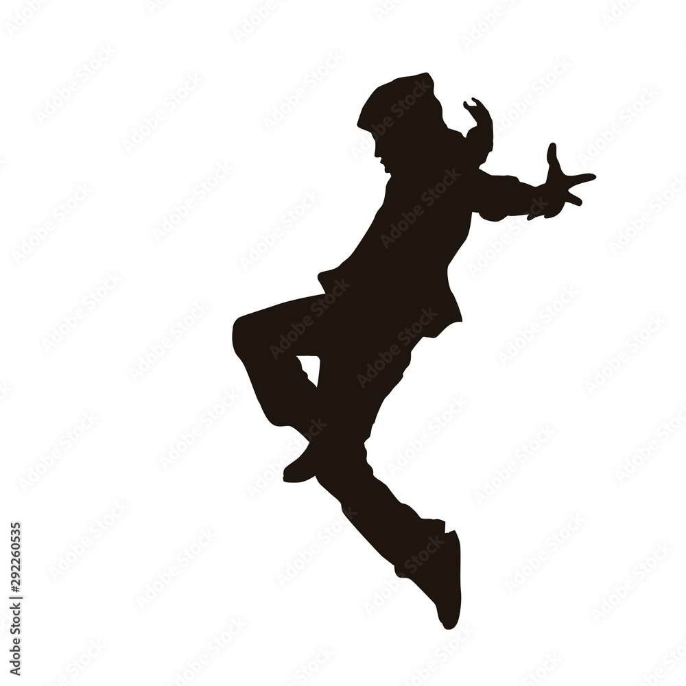 Hip-hop Dancer Silhouette Hip-hop Dancer Silhouette