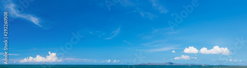 Panorama of sea and sky