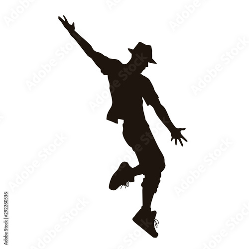 Hip-hop Dancer Silhouette