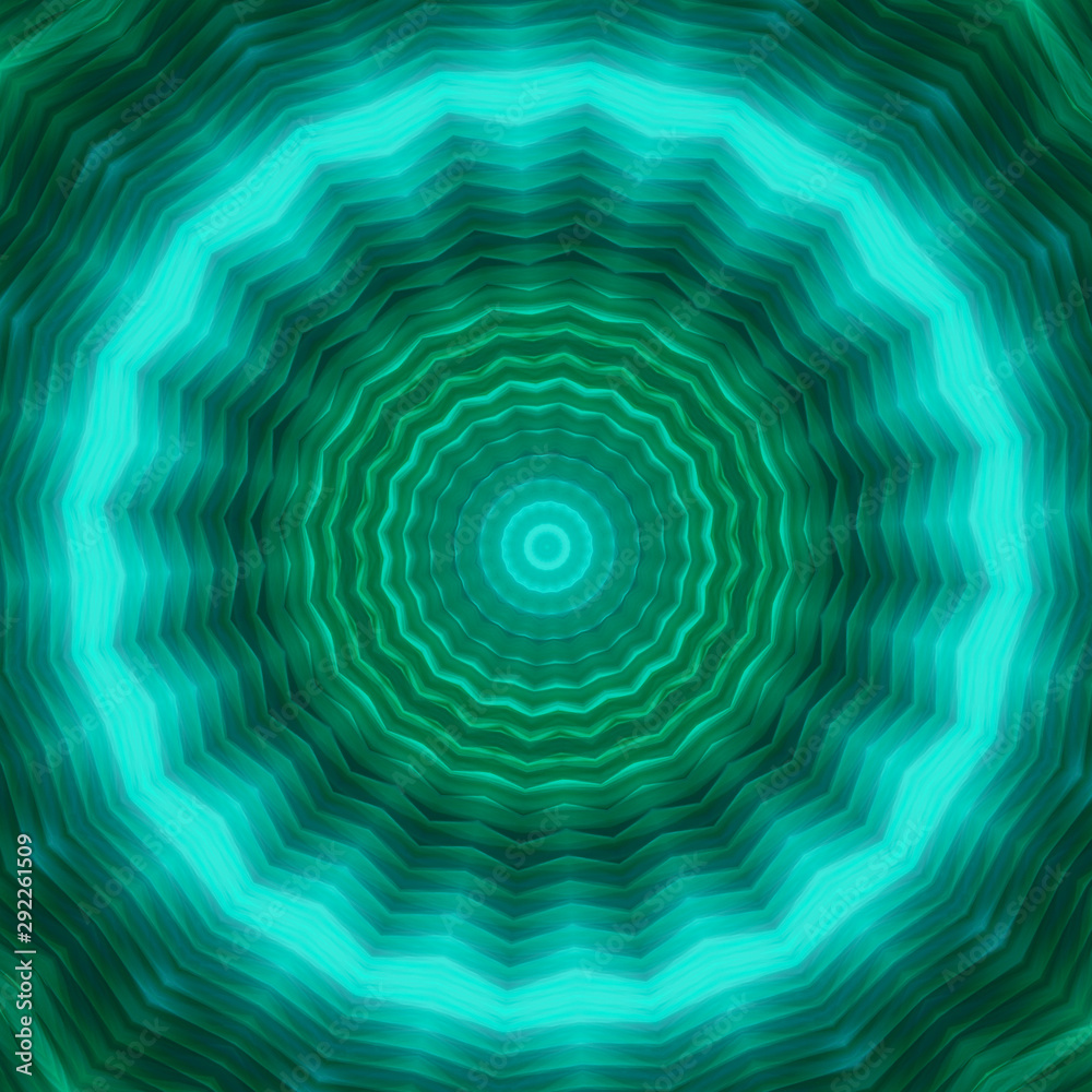 Neon circle background in green tones . Kaleidoscopic pattern. Futuristic mandala. Neon circle background in green tones . Kaleidoscopic pattern. Futuristic mandala.