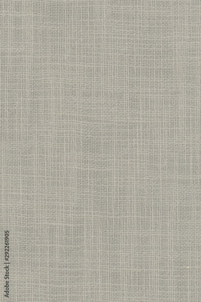 Fototapeta premium real organic light grey linen fabric texture background