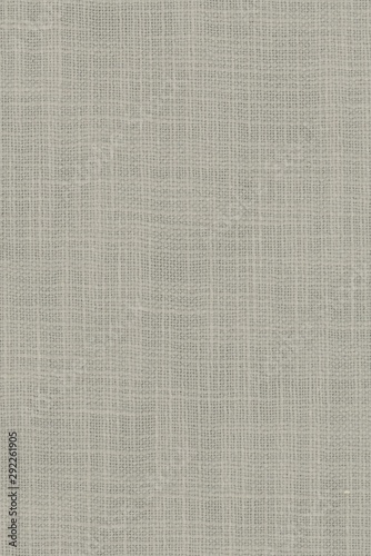 real organic light grey linen fabric texture background