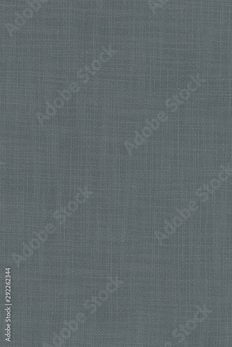 real organic dark blue linen fabric texture background