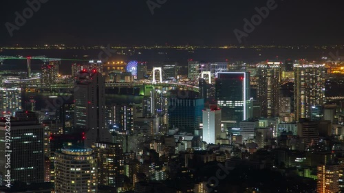 Wallpaper Mural Night Aerial Tokyo Cityscape Modern Architecture Torontodigital.ca