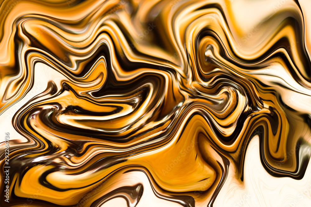 Obraz premium luxury golden liquid marble background