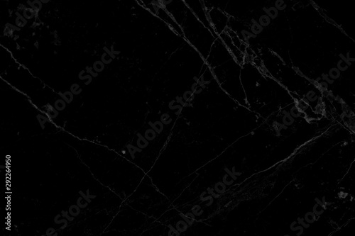 Black marble surface with natural patterns, scratched and dirty.