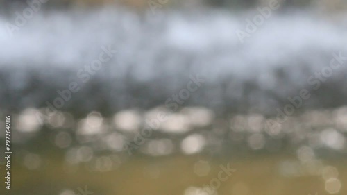 Beautiful natural water bokeh