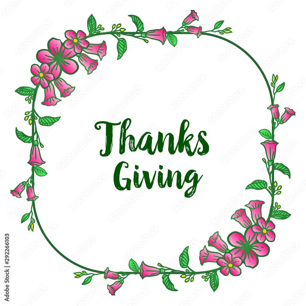Design element for celebration thanksgiving, with purple wreath frame background. Vector Design element for celebration thanksgiving, with purple wreath frame background. Vector