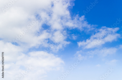 blue sky with white clouds