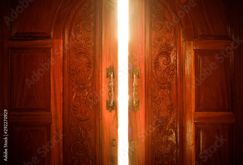 wooden door