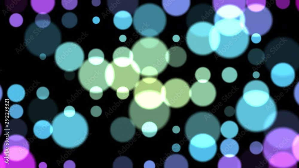 Abstract beautiful bokeh backgroud design.Color bokeh motion