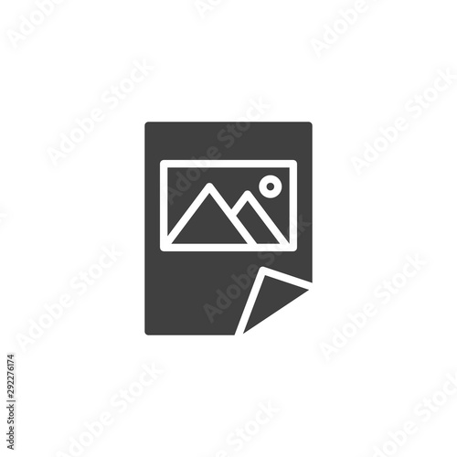 Free Download Photo gallery document vector icon. filled flat sign for mobile concept and web design. Image file format glyph icon. Symbol, logo illustration. Vector graphics - GFXLoad