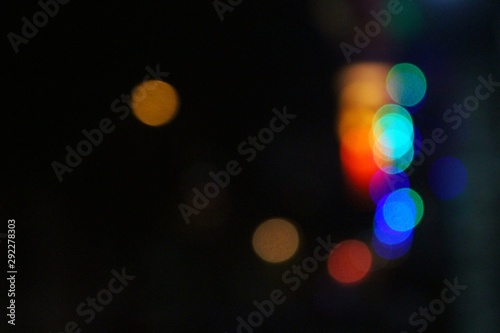 Blurred image, colorful bokeh lights of Festivals. People do light up there homes in Diwali, Christmas, dassera and many other Festivals. 