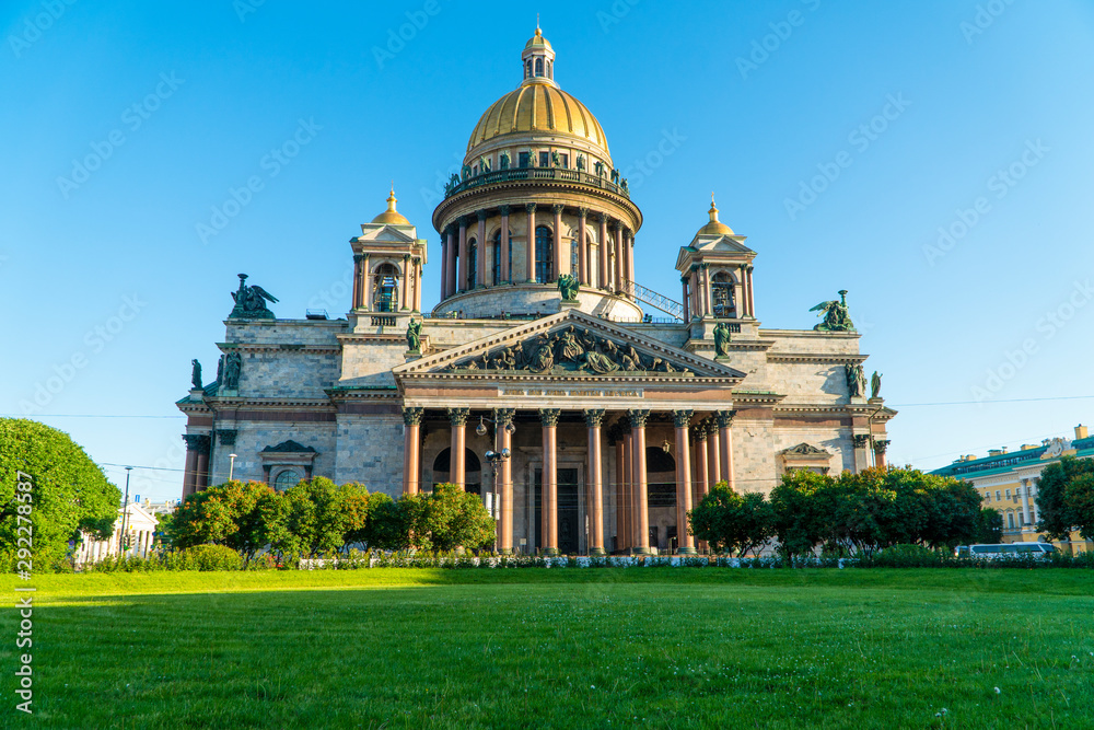 Russia. St. Isaac's Cathedral is the largest Orthodox church in St. Petersburg. Located on St. Isaac's Square.