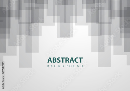 Vector Abstract geometric shape from gray squares.Squares white and gray background. © Homeshark5tudio