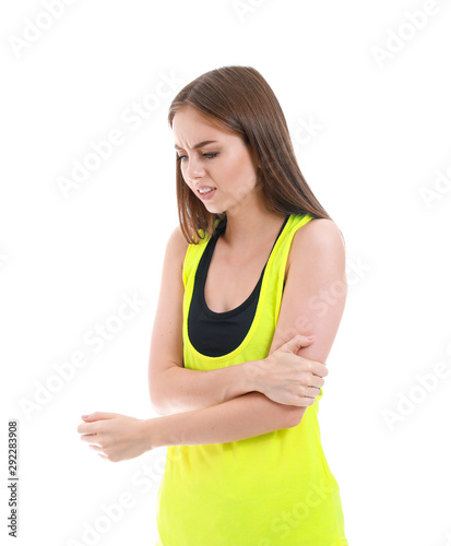 Young woman suffering from ...