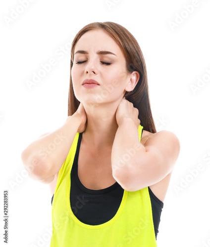 Young woman suffering from ...
