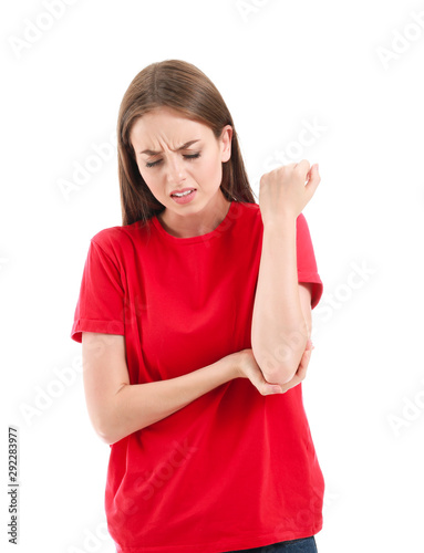 Young woman suffering from ...