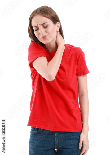Young woman suffering from ...