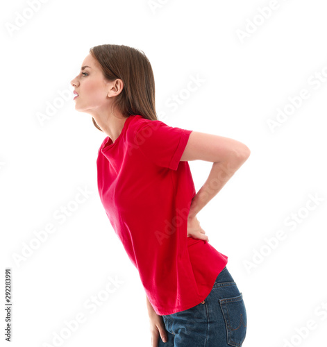 Young woman suffering from ...