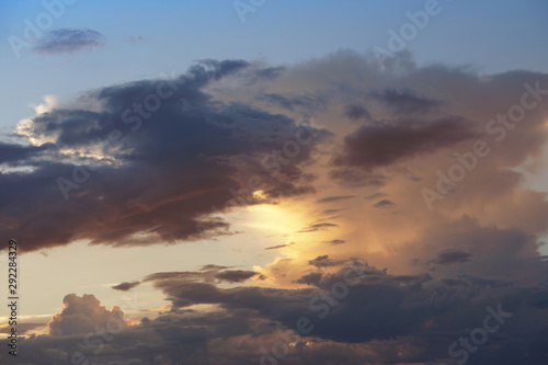 Beautiful sky with cloud before sunset © LOVE A Stock