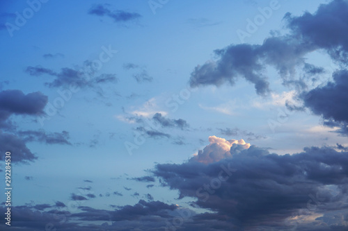 Blue sky with white clouds © LOVE A Stock