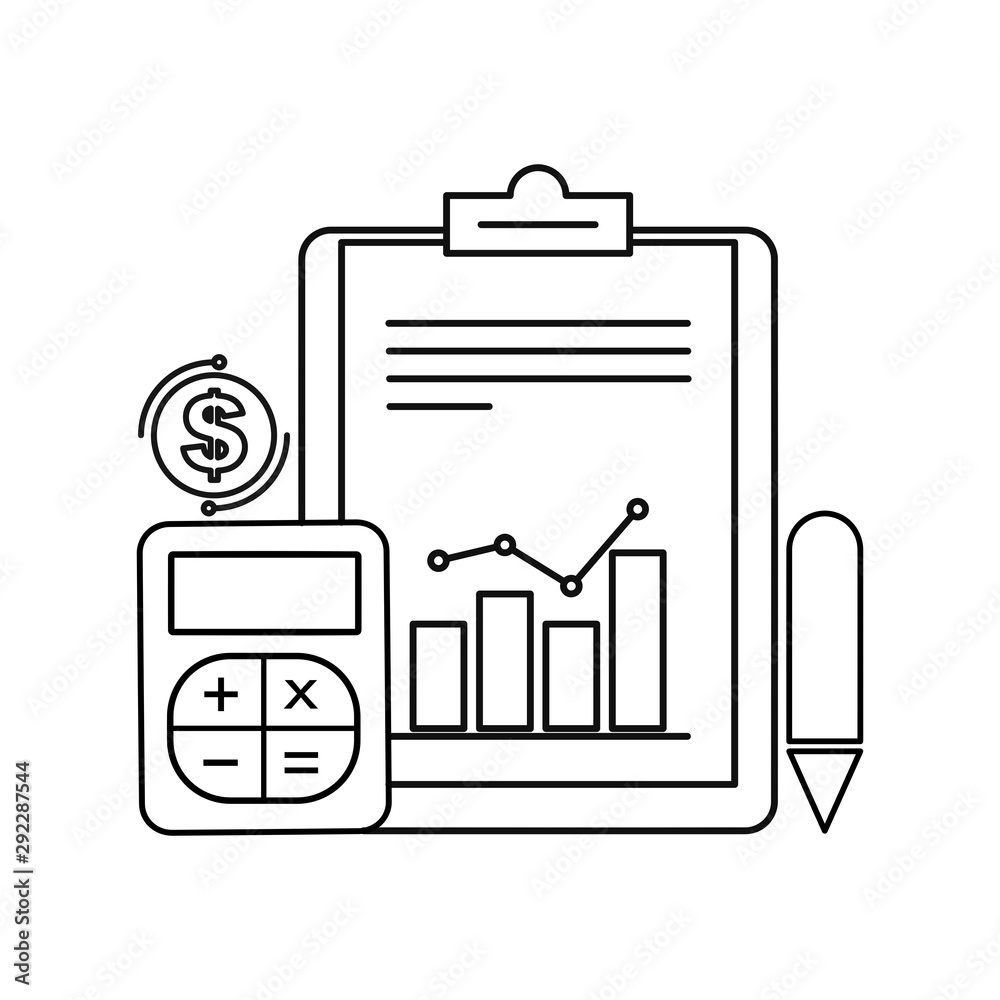 Project management and financial report or accounting concept. Thin line. Document like auditing. concept of auditor, fax, seo, scrutiny, annual verification, evaluation, info, growth, forecast. Project management and financial report or accounting concept. Thin line. Document like auditing. concept of auditor, fax, seo, scrutiny, annual verification, evaluation, info, growth, forecast.