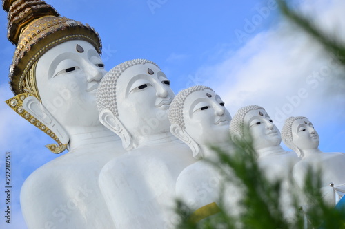 Temple on a glass cliff (Wat Phra Thart Pha Kaew) photo