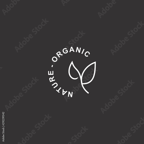 organic logo template,nature design concept, tree leaf © Andreflamboyan