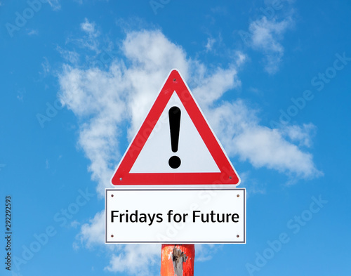 Fridays for Future Warnschild