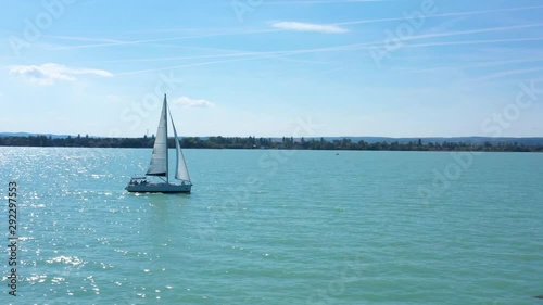 Drone footage from a sailing boat at lake Balaton, Hungary
Recorded with a DJI Mavic 2 pro UHD 4K 30 fps photo