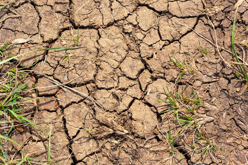 dry earth global warming texture background