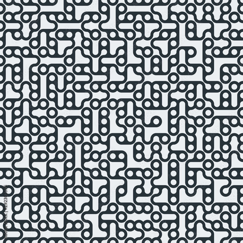 Truchet Random Pattern Generative Tile Art background illustration