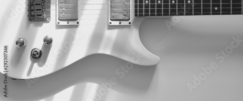 white electric guitar on цршеу ифслпкщгтв