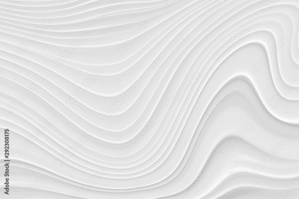 White background 3 d with elements of waves in a fantastic abstract design, the texture of the lines in a modern style for wallpaper. Light gray template for wedding ceremony or business presentation. White background 3 d with elements of waves in a fantastic abstract design, the texture of the lines in a modern style for wallpaper. Light gray template for wedding ceremony or business presentation.