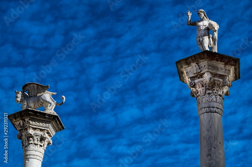 leone marciano und il redentore in vicenza, italien photo