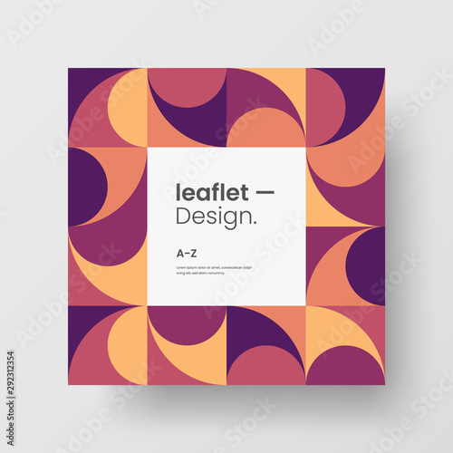 Amazing business advertisement vector mural art quadrangle banner mock up. Modern creative corporate abstract geometric illustration design layout background. Company identity brochure template.