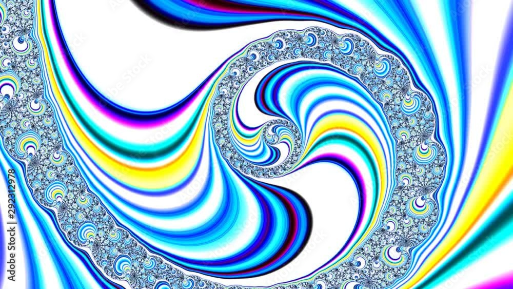 Fractals loops are infinitely complex patterns that are self-similar across different scales. Video clip of the Mandelbrot set to exhibit an elaborate and infinitely complicated boundary