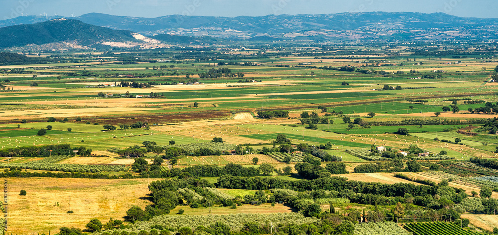 Summer landscape in Maremma, Tuscany