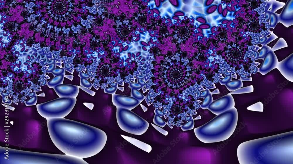 Fractals loops are infinitely complex patterns that are self-similar ...